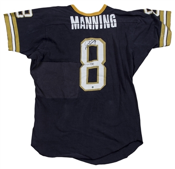 1977 Archie Manning Game Worn & Signed New Orleans Saints Jersey Photo Matched To 11/20/1977 Game With 2 Touchdowns-Including Game Winner! (Resolution Photomatching & Steiner)